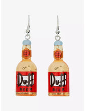 Load image into Gallery viewer, The Simpsons Duff Beer Earrings