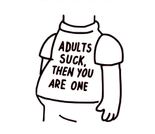 Load image into Gallery viewer, Adults Suck Vinyl Decal / Sticker