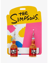 Load image into Gallery viewer, The Simpsons Duff Beer Earrings
