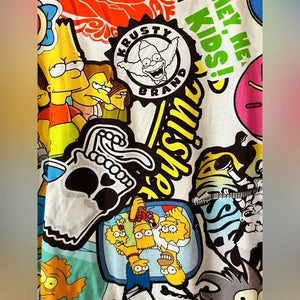 Simpsons Grunge Print AOP Dress