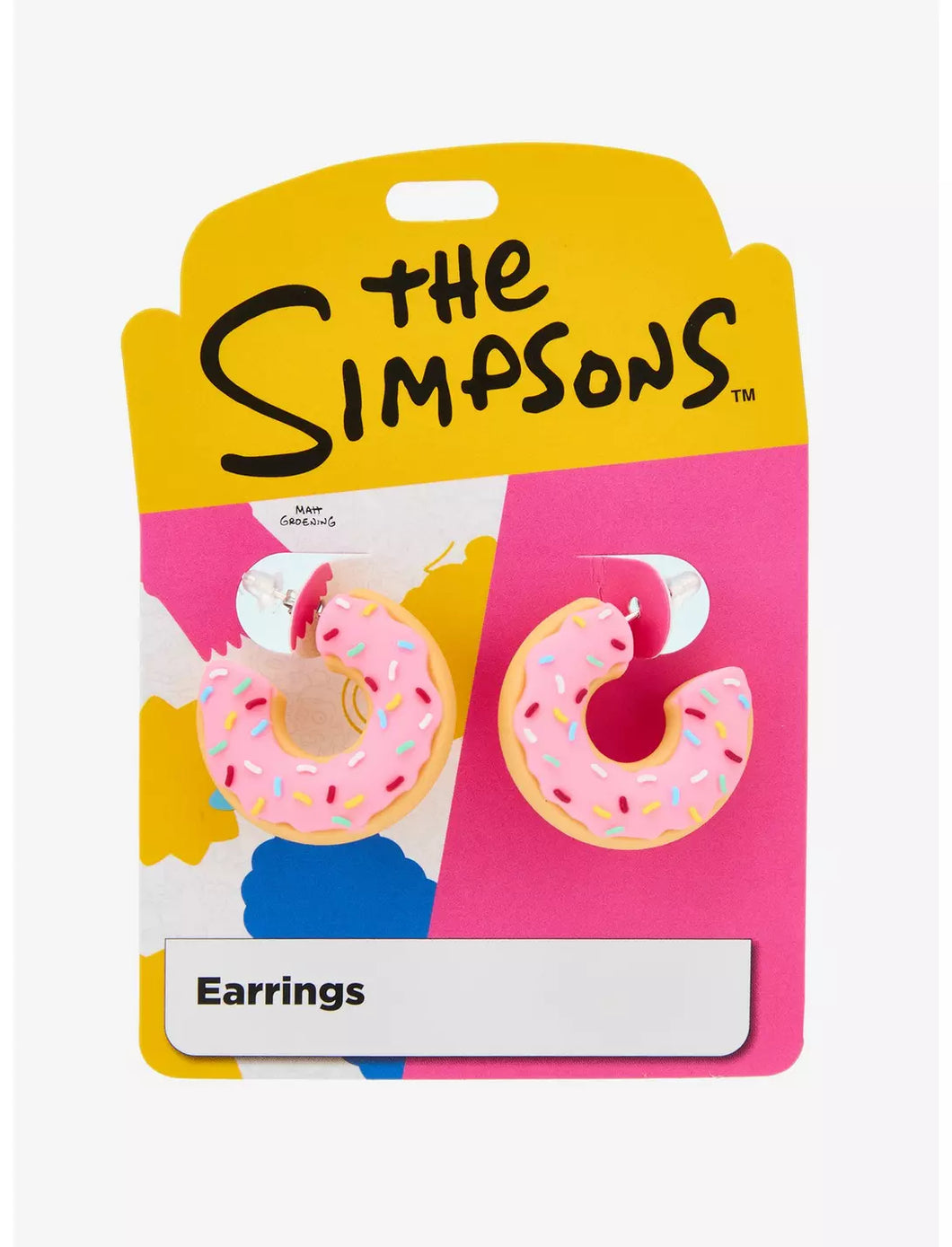 The Simpsons Donut Earrings