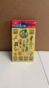Sticker Zone 1997 Simpsons Stickers
