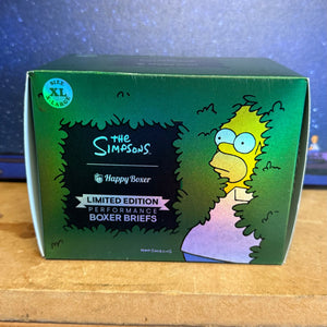 Homer in the Bushes Boxers in box