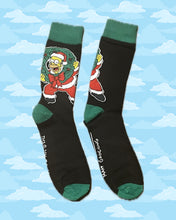 Load image into Gallery viewer, Homer Simpson Wreath Socks
