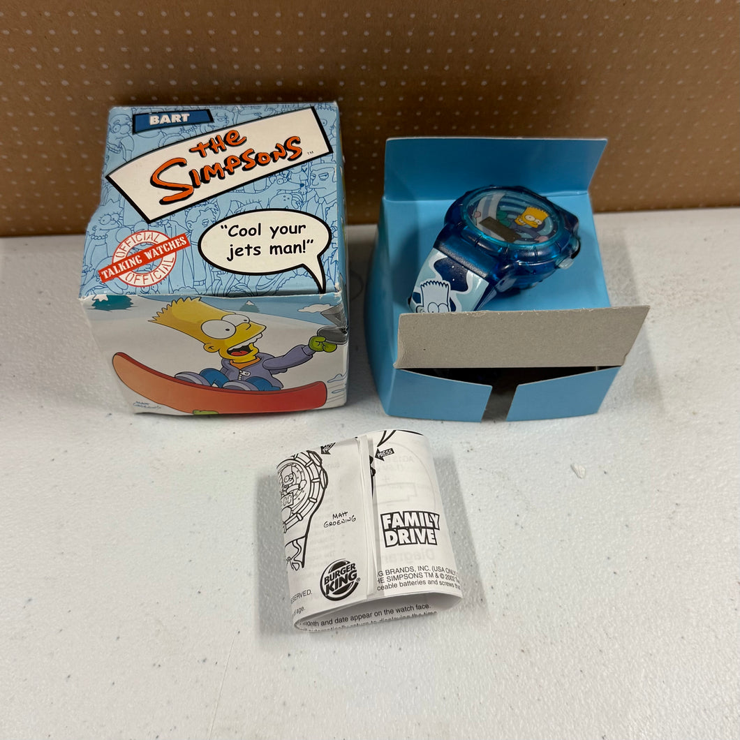 Bart Simpson Burger King watch (needs batteries)