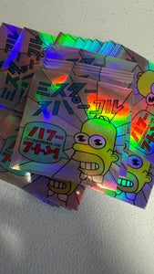 Mr. Sparkle Holographic Background Sticker