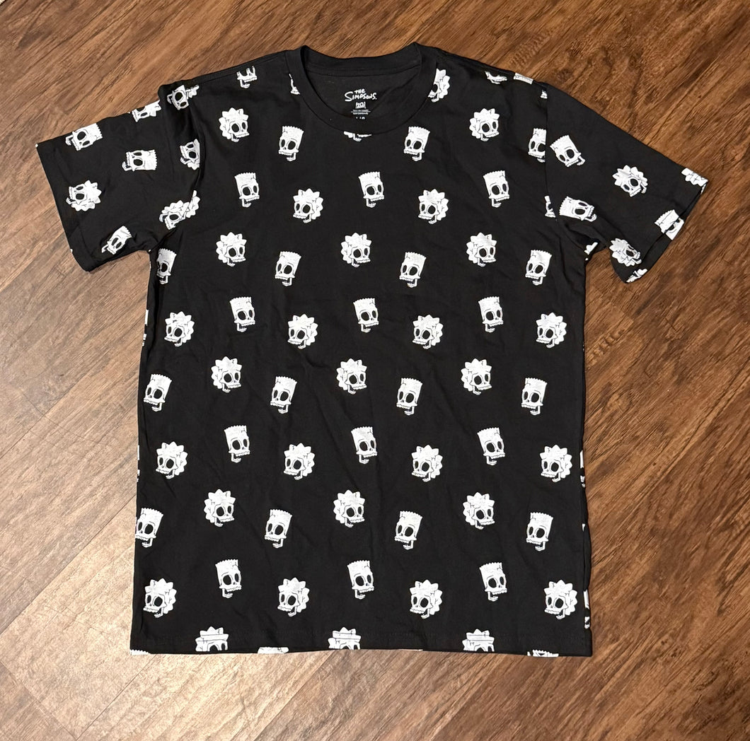 Bart and Lisa Skull Shirt
