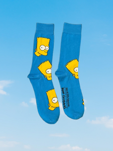 Bart Simpson Head  Socks