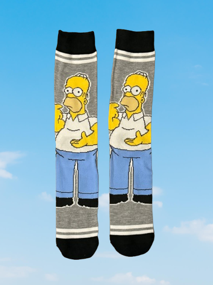 Grey Homer Head Socks v2