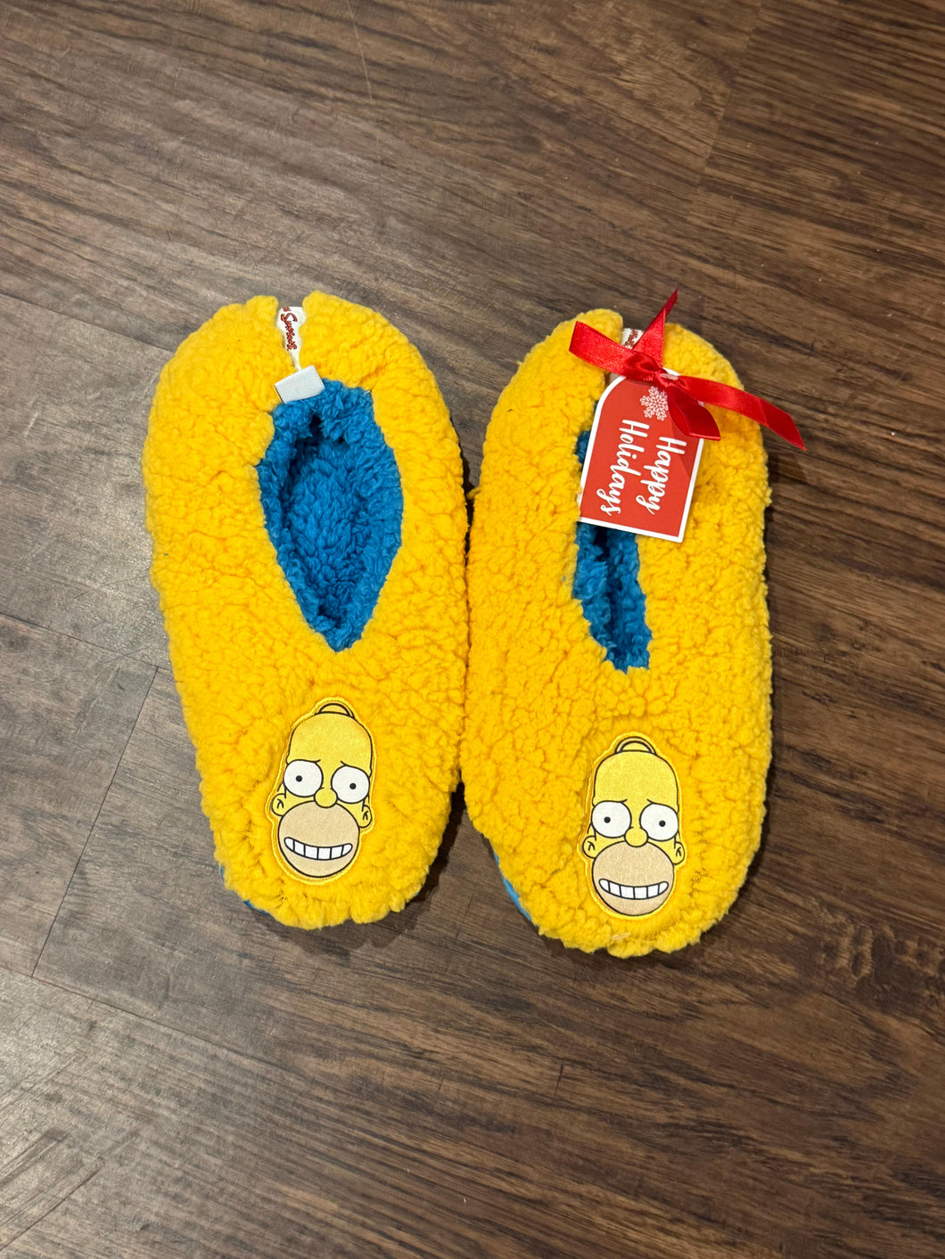 Homer Head Yellow Slippers