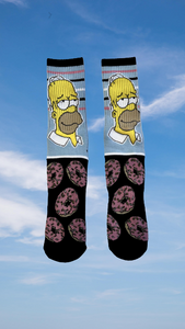 Homer and Donut Socks
