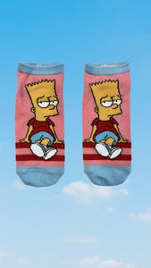 Bart Sitting No Show Socks