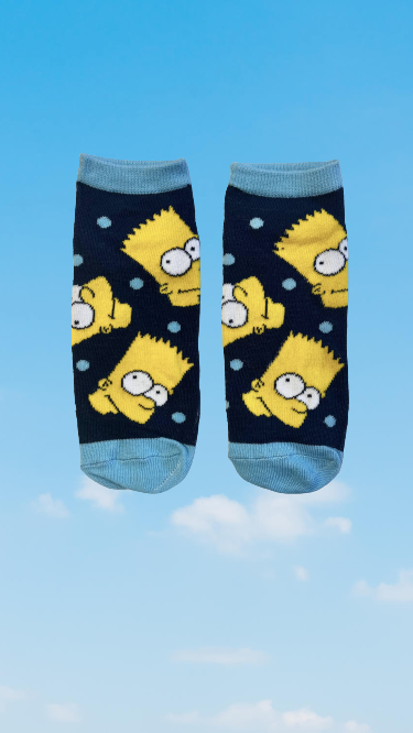 Bart Head 2 No Show Socks