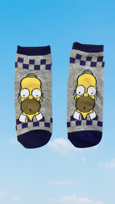 Homer Head No Show Socks