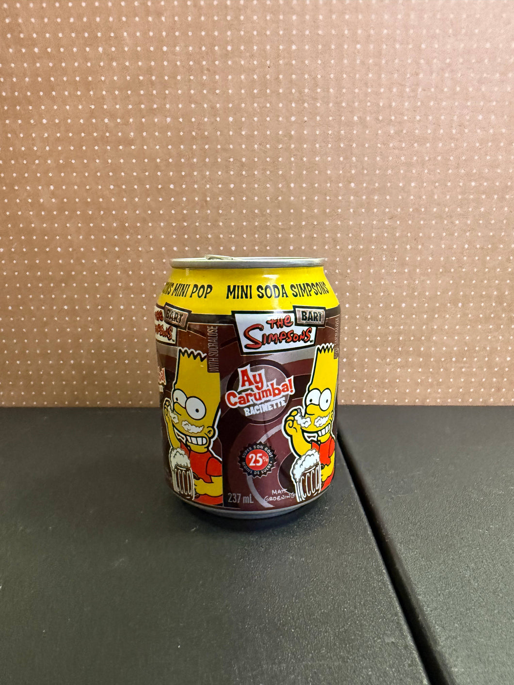 2003 Cott Soda Canada 8oz Bart Simpson