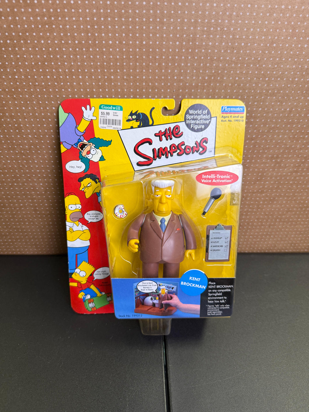 Kent Brockman World of Springfield Interactive Figure