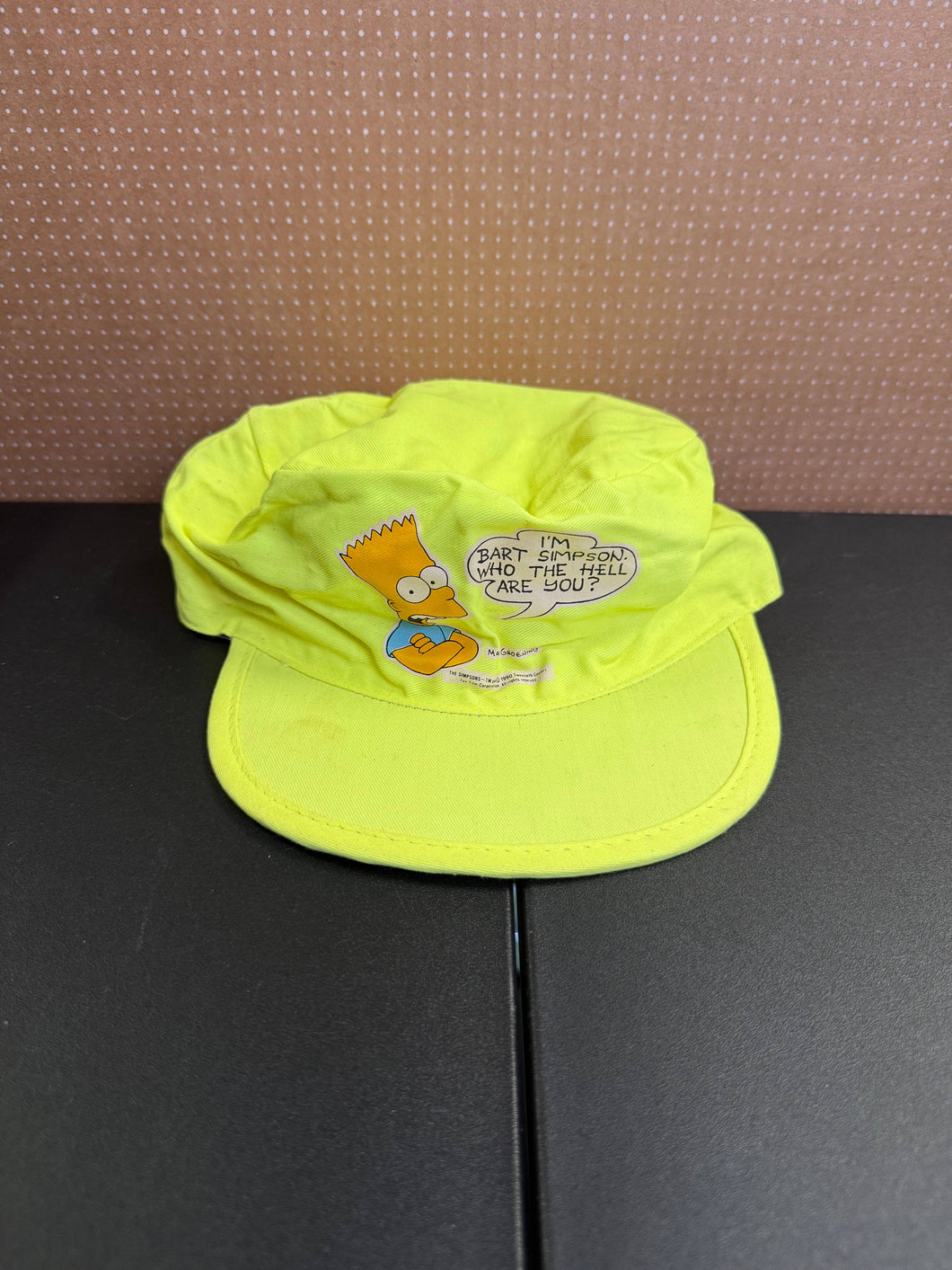 Old School Bart Simpson Yellow Hat
