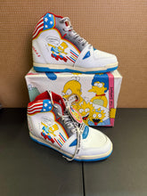 Load image into Gallery viewer, Rare Vintage 1991 The Simpsons X Dunlop High Tops shoes Size 5 UK (Brand New)

