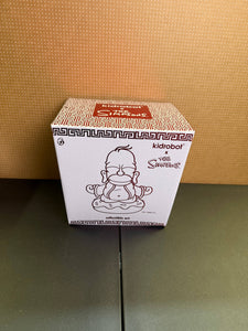The Simpsons 7" Homer Buddha – Vermilion Red by Kidrobot