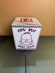 The Simpsons 7" Homer Buddha – Vermilion Red by Kidrobot