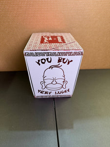 The Simpsons 7" Homer Buddha – Vermilion Red by Kidrobot