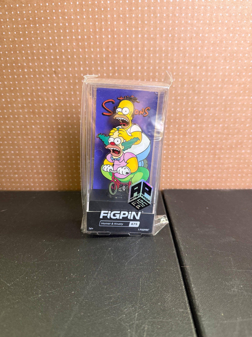 Homer and Krusty FIGPIN Rare Artist Proof pin (sealed)