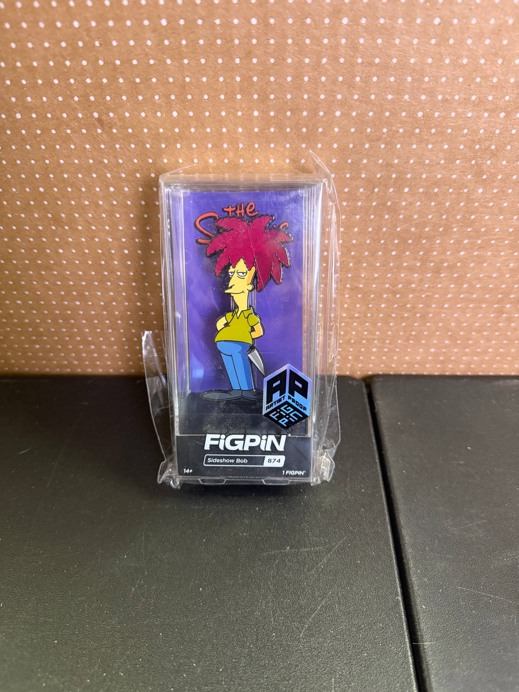 Sideshow Bob FIGPIN Rare Artist Proof pin (sealed)