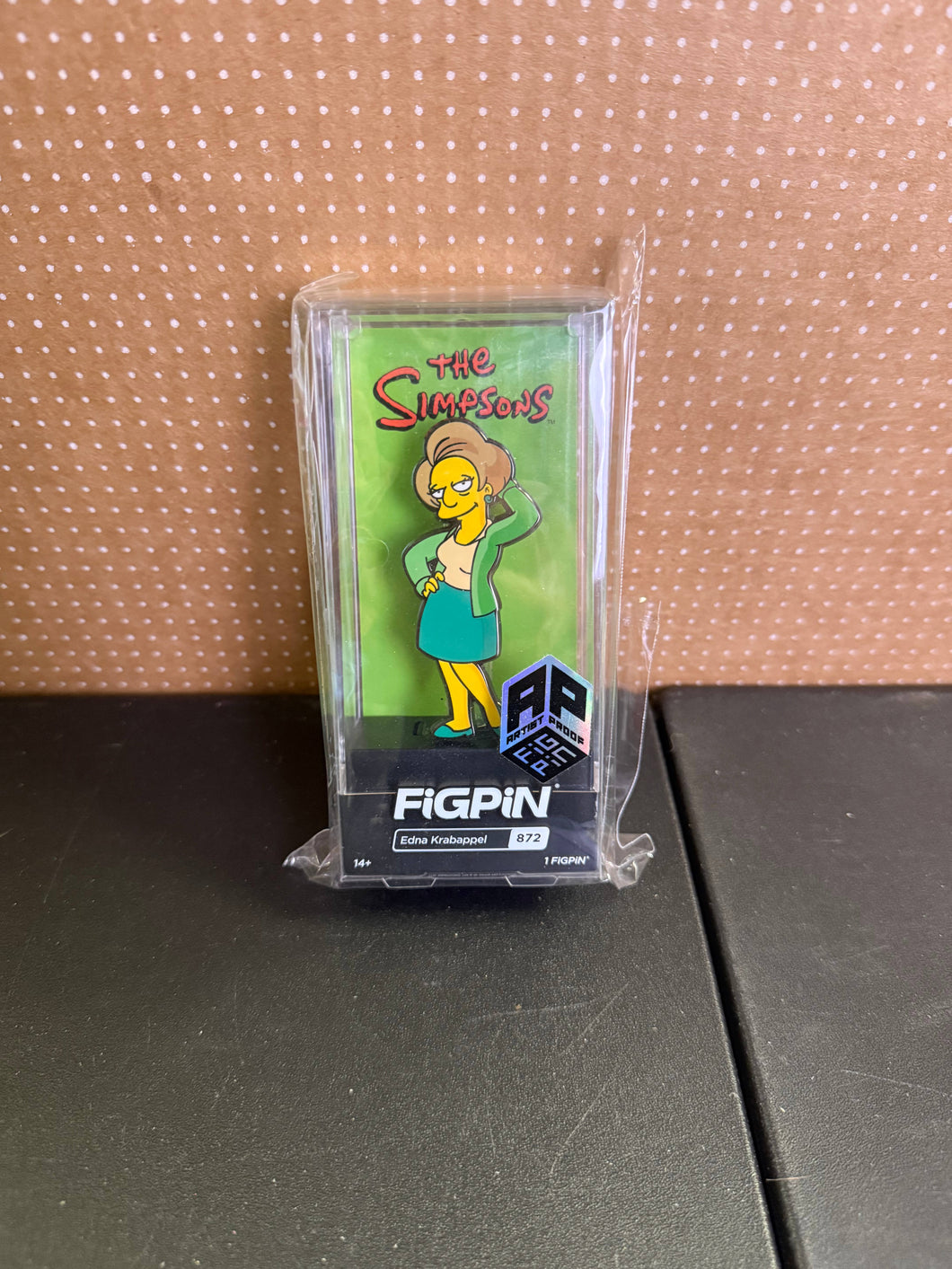 Edna Krabappel FIGPIN Rare Artist Proof pin (sealed)