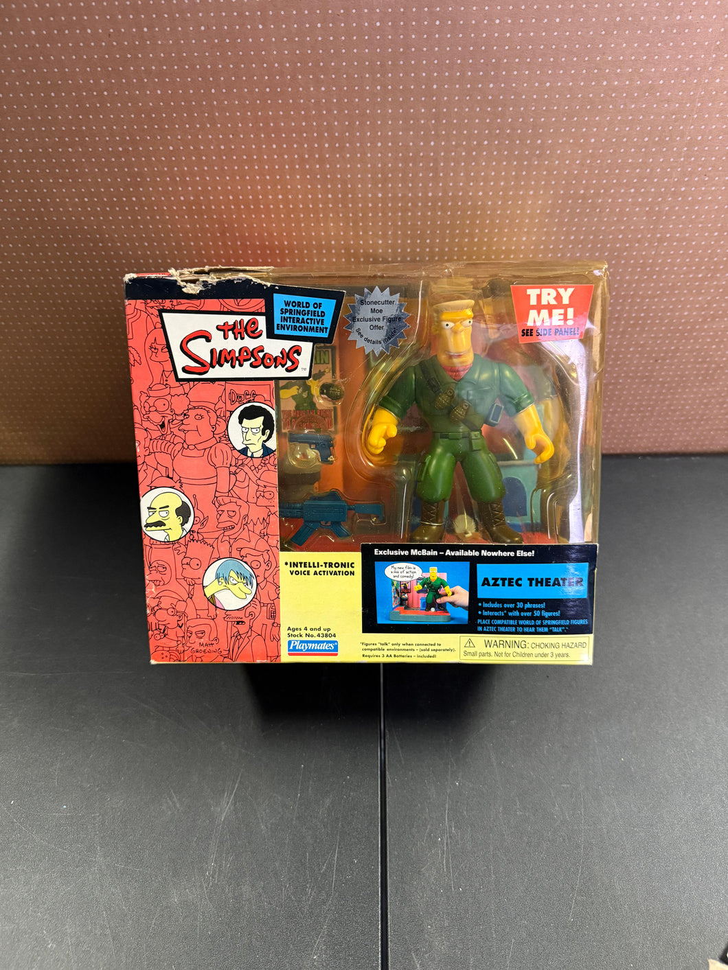 Aztec Theater Playmates Interactive figure and set