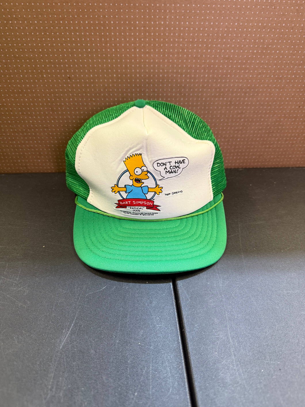 Old School Bart Simpson Trucker Hat