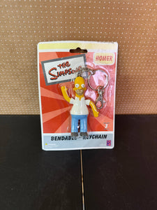 Homer Simpson Bendable Keychain