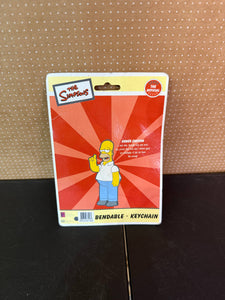 Homer Simpson Bendable Keychain