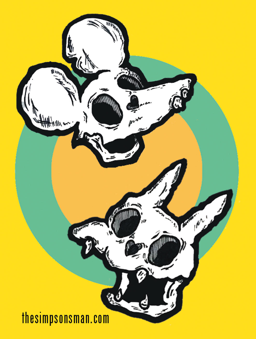 Itchy and Scratchy Sticker v2