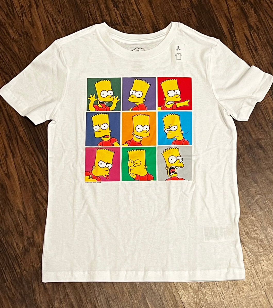 Many Faces of Bart Kids Shirt