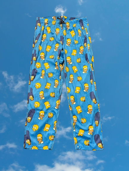 Blue Simpsons Family Lounge Pants