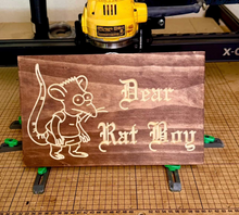 Load image into Gallery viewer, Dear Rat Boy sign
