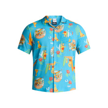 Load image into Gallery viewer, Simpsons Safari Button Up Shirt
