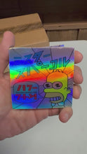 Load and play video in Gallery viewer, Mr. Sparkle Holographic Background Sticker
