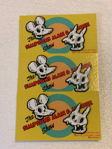 Itchy and Scratchy Pin set