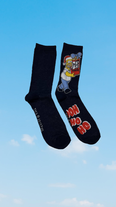 Homer Ho Ho Ho Socks