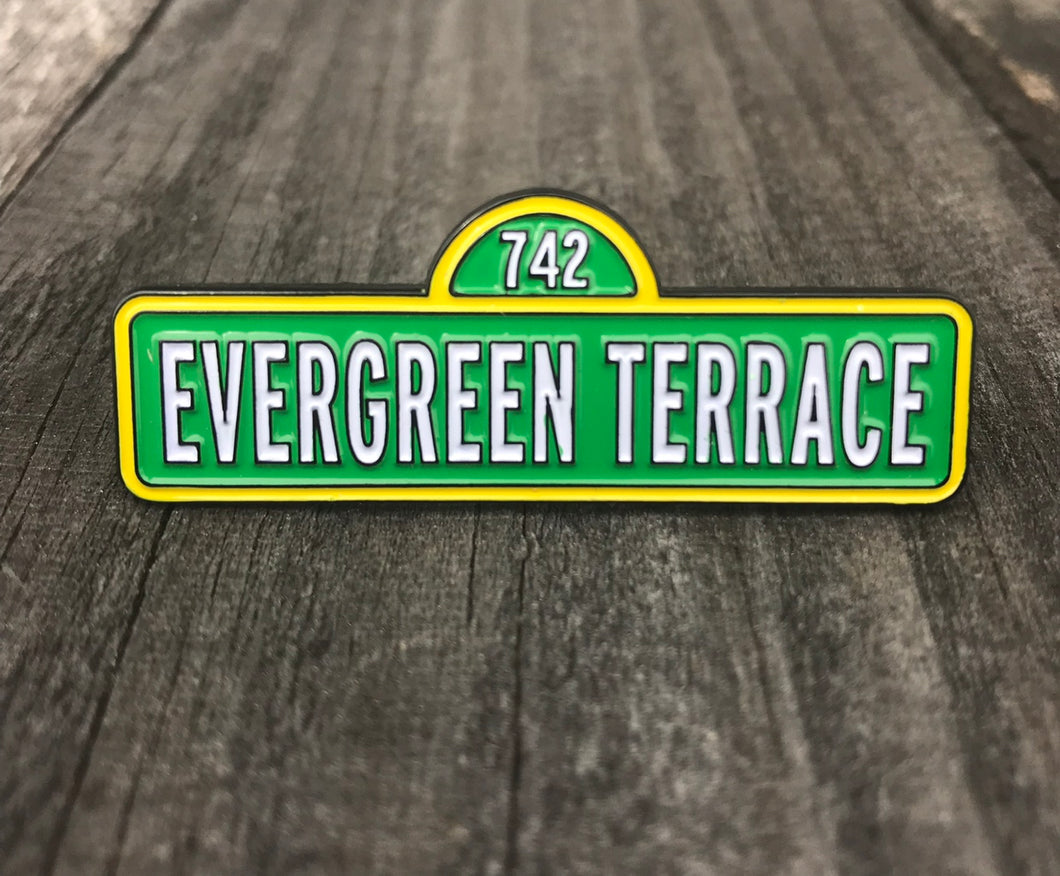742 Evergreen Terrace Pin