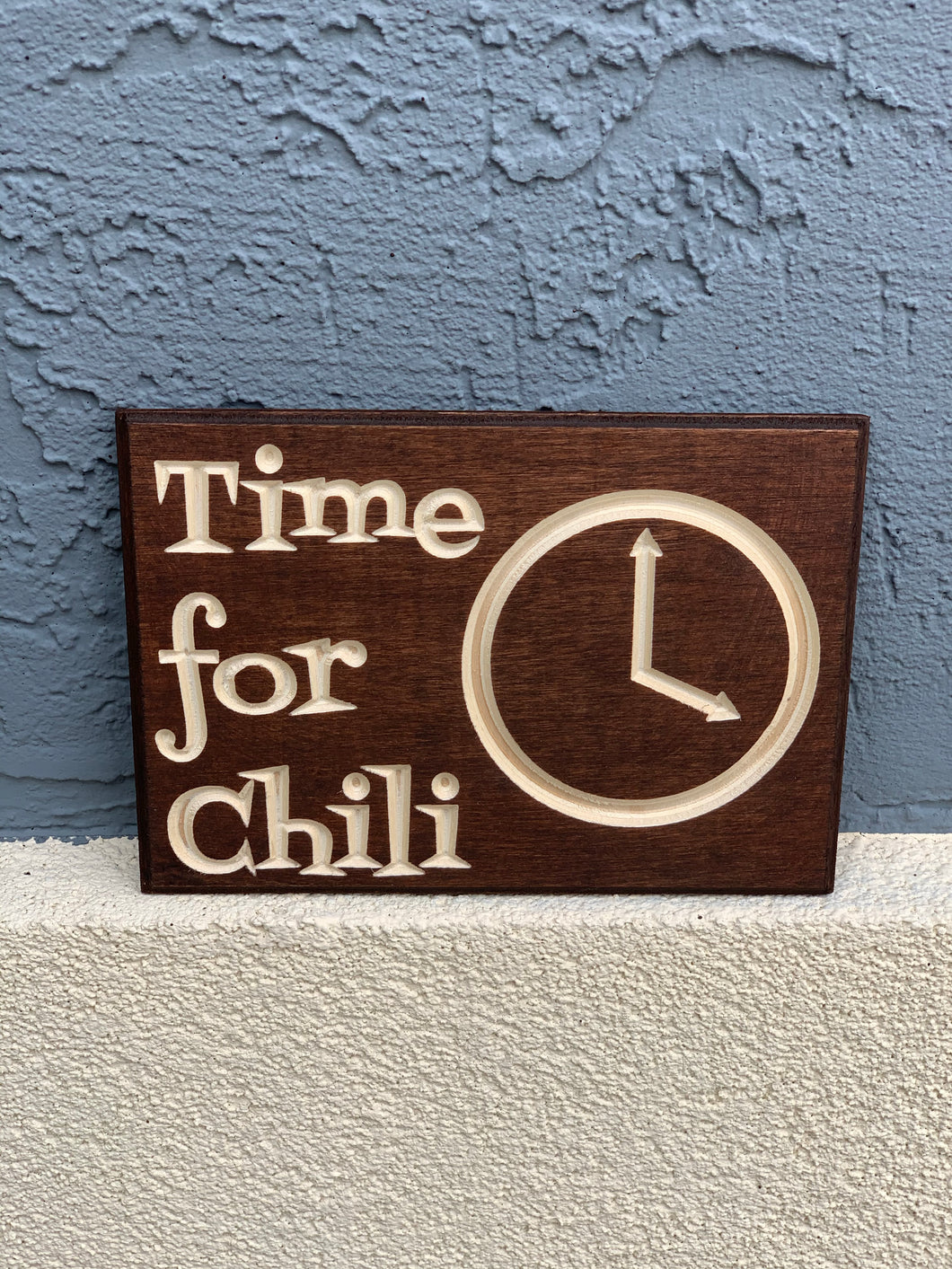 Time for Chili sign