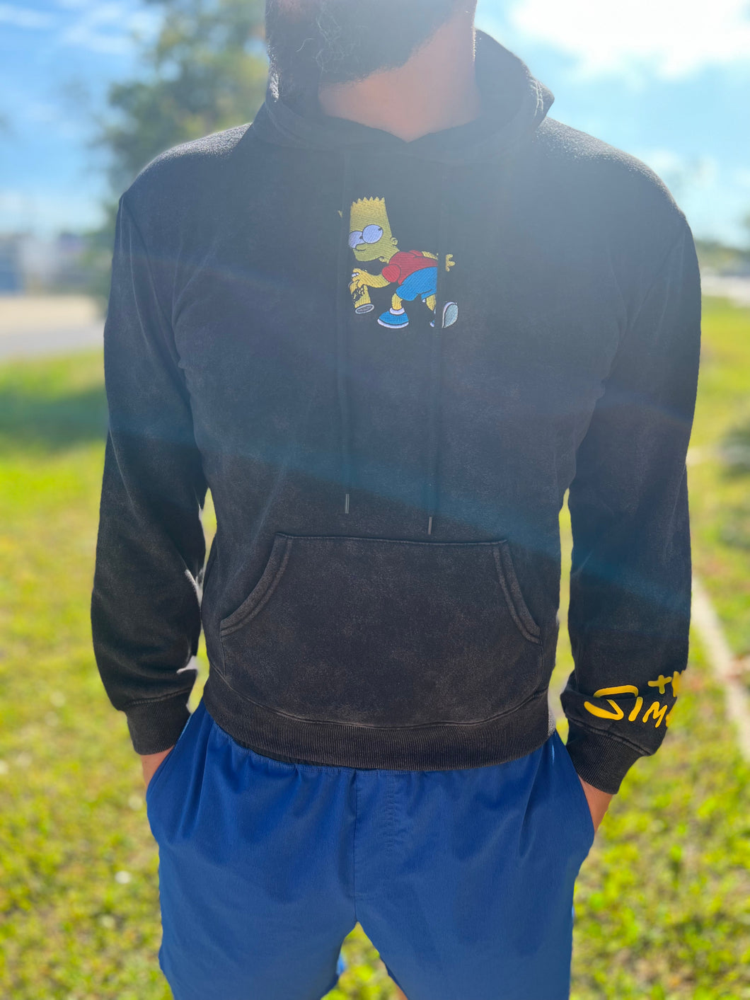 Bart simpson in a 2025 hoodie