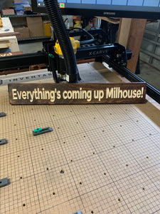 Everything’s coming up Milhouse sign
