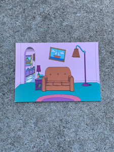 Family Living Room print
