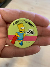 Load image into Gallery viewer, Bart Simpson YO MAN! Button
