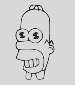 Mr. Sparkle (Homer) Vinyl Decal / Sticker V2.0