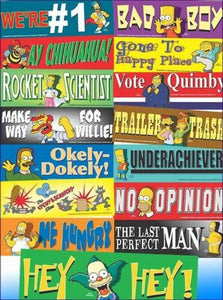 The Simpsons Bumper Stickers